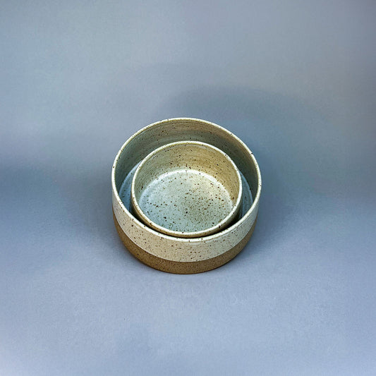 Cumbuca pequena argila flocos