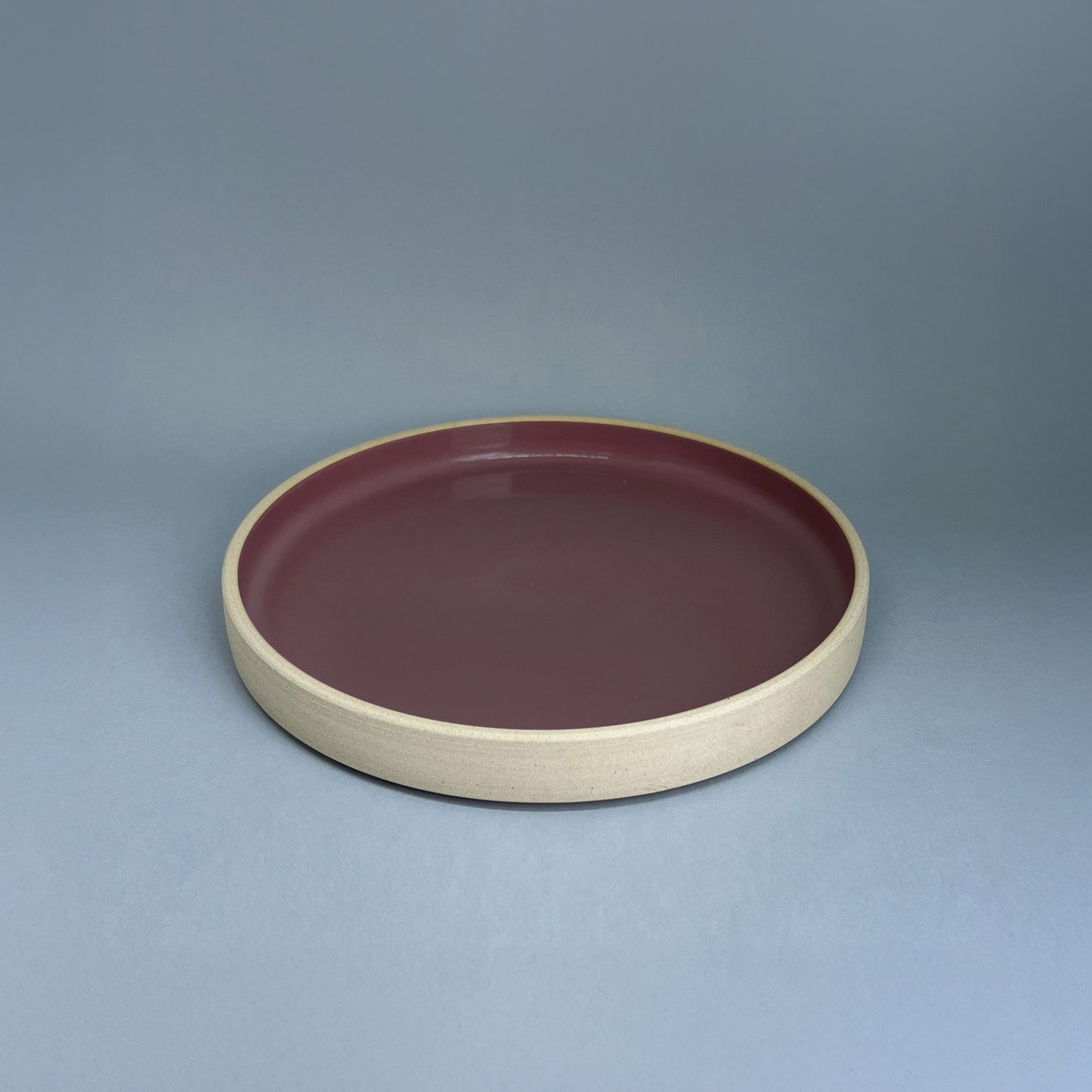 Prato refeição argila creme
