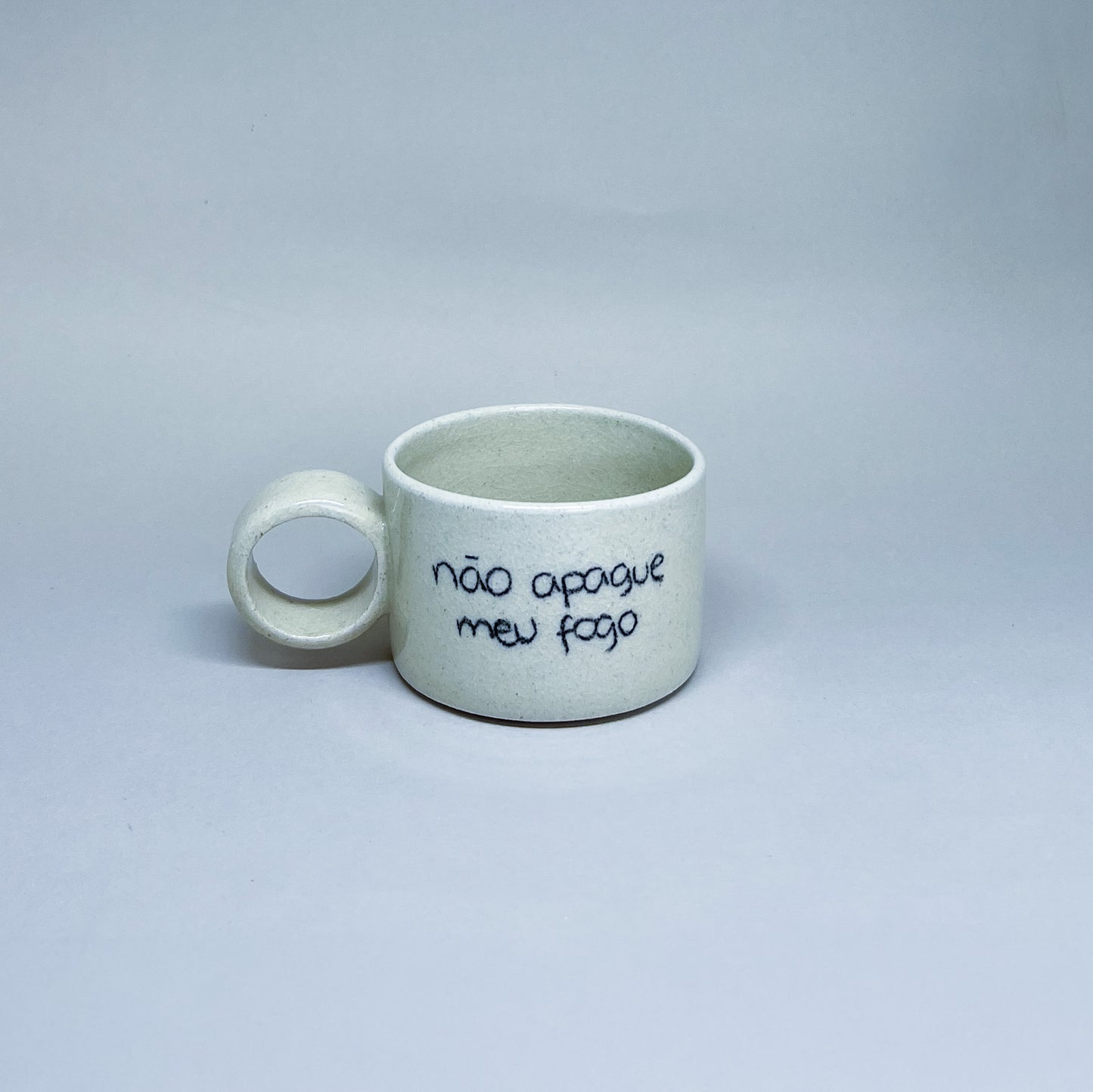 Xícara 'não apague meu fogo'