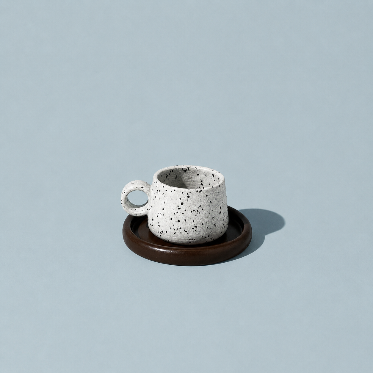 Xícara Pontos e Pires Cacau Cafezinho