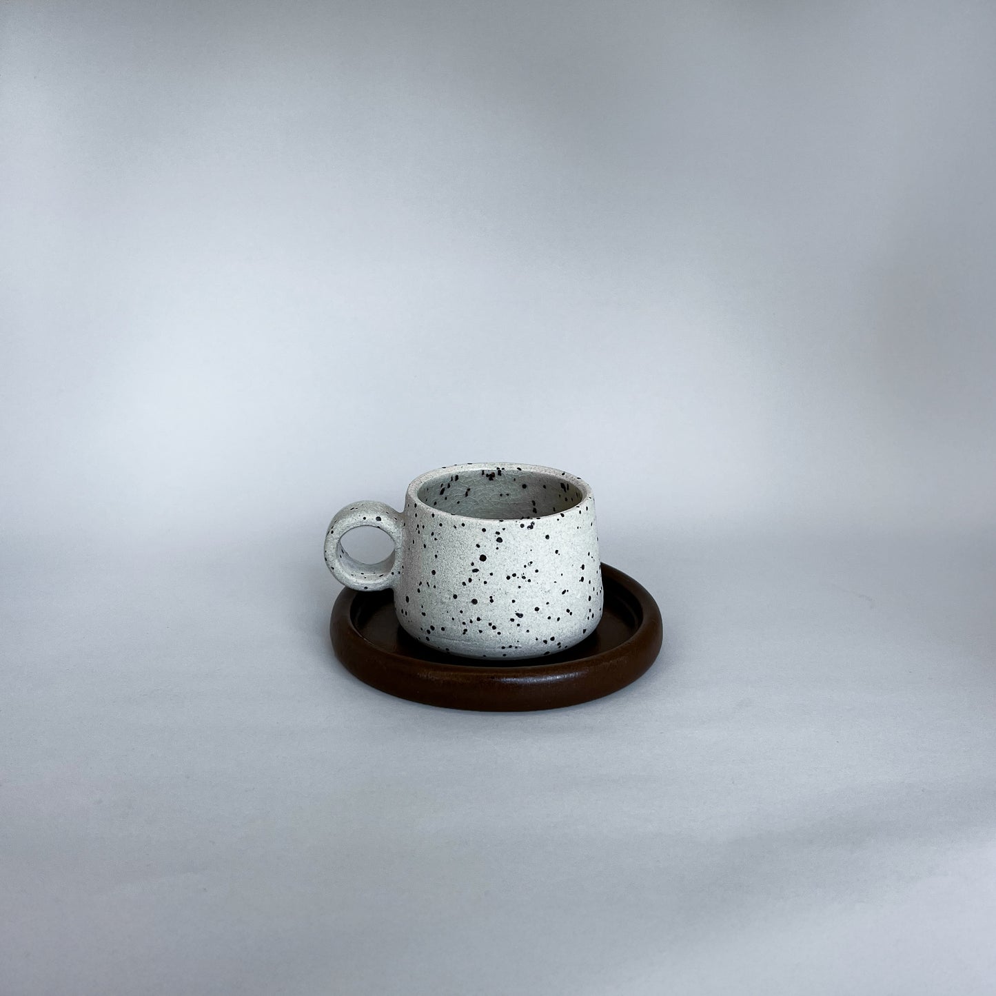 Xícara Pontos e Pires Cacau Cafezinho